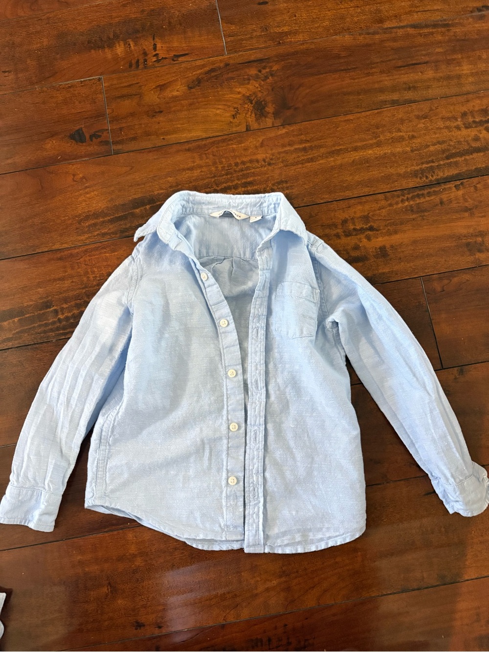 Janie and Jack Pale Blue Long-Sleeve Button-Down Shirt